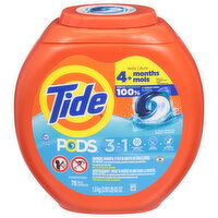 Tide Detergent, 3-in-1, Clean Breeze - 76 Each 