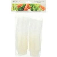 Viovia Tasting Cups with Lid, 2 Ounce - 50 Each 