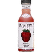 Briannas Dressing, Vinaigrette, Blush Wine, Home Style - 12 Ounce 