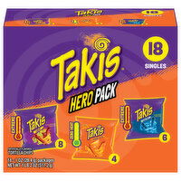 Takis Tortilla Chips, Fuego/Intense Nacho/Blue Heat, Extreme/Zero Heat, Hero Pack