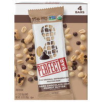 PERFECT BAR Gluten-Free Dark Chocolate Chip Peanut Butter Protein Bar, 4 count