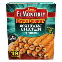 El Monterey Taquitos, Southwest Chicken, Extra Crunchy