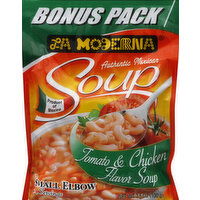 La Moderna Soup Mix, Small Elbow, Tomato & Chicken Flavor, Bonus Pack - 3.5 Ounce 