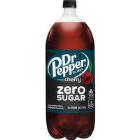 Dr Pepper Soda, Zero Sugar, Cherry - 2 Litre 