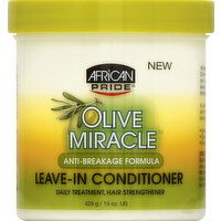 African Pride Leave-In Conditioner, Anti-Breakage Formula - 15 Ounce 