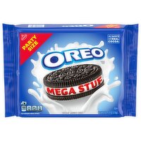 OREO Mega Stuf Chocolate Sandwich Cookies, Party Size - 25.35 Ounce