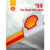 Shell Gift Card, $25 - 1 Each 