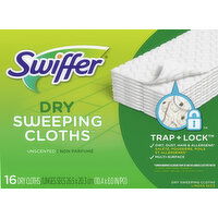 Swiffer Sweeping Cloths, Dry, Unscented - 16 Each 