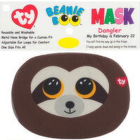 ty Beanie Boo Face Mask, Dangler - 1 Each 