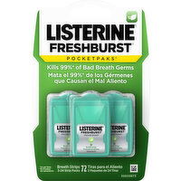 Listerine Breath Strips, Freshburst - 3 Each 