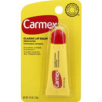 Carmex Classic Lip Balm, Medicated - 0.35 Ounce 