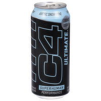 C4 Energy Drink, Performance, Zero Sugar, Arctic Snow Cone,