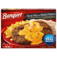 Banquet Cheesy Patty and Mashed Potatoes - 9 Ounce 