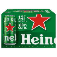 Heineken Beer, Malt Lager, 12 Pack - 12 Each 