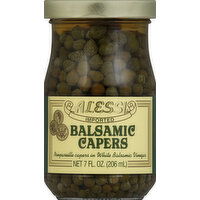 Alessi Capers, Balsamic - 7 Ounce 