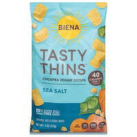 Biena Chickpea Veggie Crisps, Sea Salt - 4 Ounce