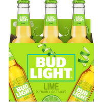 Bud Light Beer, Lager, Premium Light, Lime