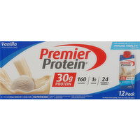 Premier Protein High Protein Shake, Vanilla - 12 Each 