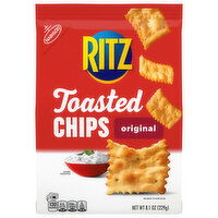 RITZ Toasted Chips Original Crackers, Party Snacks - 8.1 Ounce 