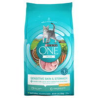 Purina One Cat Food, Natural, Sensitive Skin & Stomach, Adult - 1 Each 