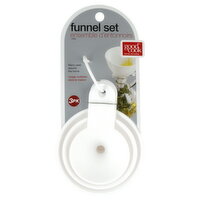 Good Cook Funnel Set, 3 Pk - 3 Each 