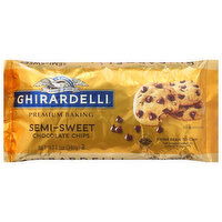 Ghirardelli Chocolate Chips, Semi-Sweet - 12 Ounce 