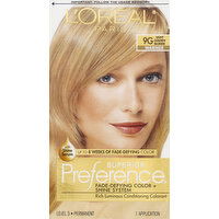 Superior Preference Permanent Haircolor, Warmer, Light Golden Blonde 9G - 1 Each 