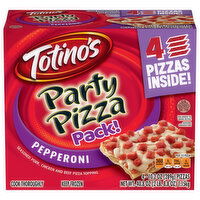 Totino's Party Pizza Pack, Pepperoni - 4 Each 