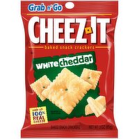 Cheez-It Baked Snack Cheese Crackers, White Cheddar - 3 Ounce