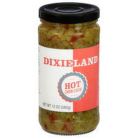 Dixieland Pickles, Chow Chow, Hot - 12 Ounce 