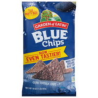Garden of Eatin' Corn Tortilla Chips, Blue Chips, Party Size - 16 Ounce
