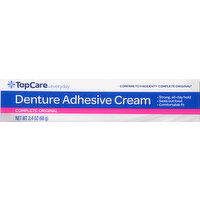 TopCare Denture Adhesive Cream, Complete Original - 2.4 Ounce 