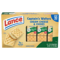 Lance Sandwich Crackers, Cream Cheese & Chives, 10 Packs - 10 Each 