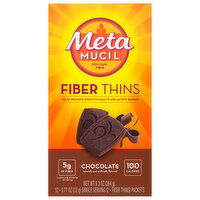 Metamucil Fiber Thins, Chocolate