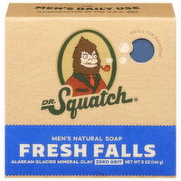 Dr. Squatch Natural Soap, Men's, Fresh Falls