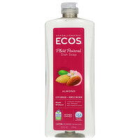 Ecos Dish Soap, Plant Powered, Almond - 25 Fluid ounce 