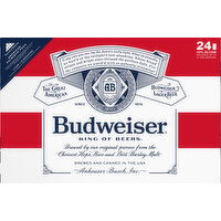 Budweiser Beer, Lager, American Patriotic Pack - 24 Each 