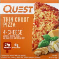 Quest Pizza, 4-Cheese, Thin Crust - 11 Ounce 