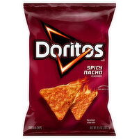 Doritos Tortilla Chips, Spicy Nacho Flavored - 9.25 Ounce 