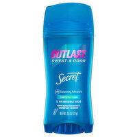 Secret Antiperspirant/Deodorant, Completely Clean, 72 Hr Invisible Solid, Sweat & Odor - 2.6 Ounce 