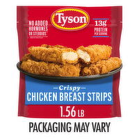 Tyson Frozen Crispy Chicken Breast Strips, 1.56 lb Bag - 25 Ounce 