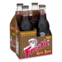 Frostie Root Beer, Caffeine Free, Pure Cane Sugar - 4 Each 