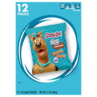 Scooby-Doo! Crackers Snacks, Cinnamon, Graham, Baked - 12 Each 