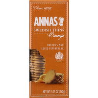 Annas Swedish Thins, Orange - 5.25 Ounce 