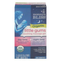 Mommy's Bliss Soothing Massage Gel, Organic, Little Gums, Day Time + Night Time - 2 Each 