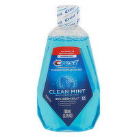 Crest Oral Rinse, Clean Mint, Multi-Protection - 3.3 Fluid ounce 