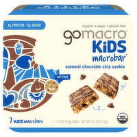 GoMacro Oatmeal Chocolate Chip Cookie MacroBars - 7 Each