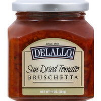 Delallo Sun Dried Tomato, Bruschetta - 10 Ounce