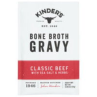 Kinder's Gravy, Bone Broth, Classic Beef - 0.88 Ounce 