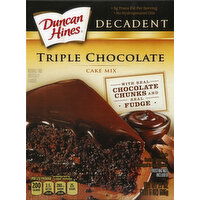 Duncan Hines Cake Mix, Triple Chocolate